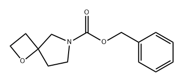 1-Oxa-6-azaspiro[3.4]octane-6-carboxylic acid, phenylmethyl ester Struktur