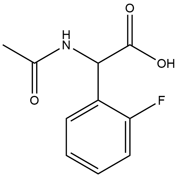 N-AC-DL-2-氟苯甘氨酸, 153327-93-6, 結(jié)構(gòu)式