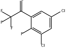 Ethanone, 1-(3,5-dichloro-2-fluorophenyl)-2,2,2-trifluoro- Struktur