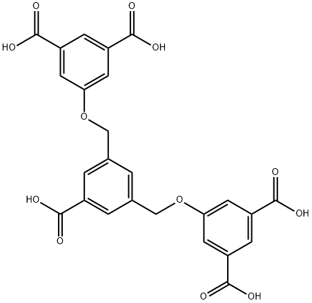 3,5-bis(1-methoxy-3,5-benzene dicarboxylicacid)benzoic acid Struktur