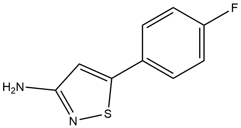 5-(4-Fluorophenyl)-3-isothiazolamine Struktur