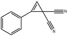 2-Phenyl-2-cyclopropene-1,1-dicarbonitrile Struktur