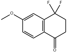 1(2H)-Naphthalenone, 4,4-difluoro-3,4-dihydro-6-methoxy- Structure