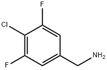 Benzenemethanamine, 4-chloro-3,5-difluoro- Struktur