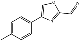 2-Oxazolecarboxaldehyde, 4-(4-methylphenyl)- Struktur