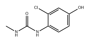 Urea, N-(2-chloro-4-hydroxyphenyl)-N'-methyl- Struktur