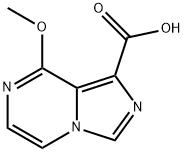 8-methoxyimidazo[1,5-a]pyrazine-1-carboxylic acid Struktur