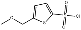 2-Thiophenesulfonyl chloride, 5-(methoxymethyl)- Structure