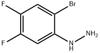 (2-Bromo-4,5-difluoro-phenyl)-hydrazine Struktur