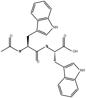 L-Tryptophan, N-acetyl-L-tryptophyl- (9CI) Struktur