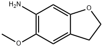 6-Benzofuranamine, 2,3-dihydro-5-methoxy- Structure