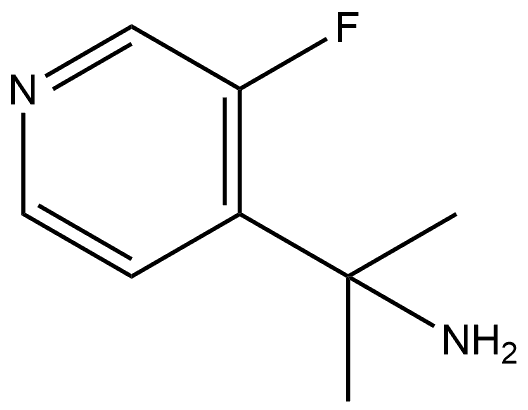 2-(3-fluoropyridin-4-yl)propan-2-amine Struktur