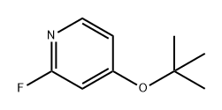 Pyridine, 4-(1,1-dimethylethoxy)-2-fluoro- Struktur