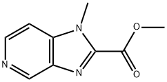 1H-Imidazo[4,5-c]pyridine-2-carboxylic acid, 1-methyl-, methyl ester Struktur