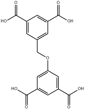 5-((3,5-dicarboxybenzyl)oxy)isophthalic acid Struktur