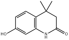 7-Hydroxy-4,4-dimethyl-3,4-dihydroq
uinolin-2(1H)-one Struktur