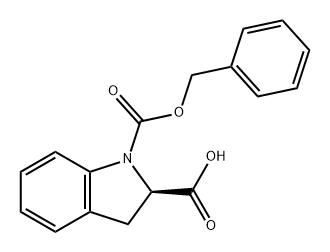 1H-Indole-1,2-dicarboxylic acid, 2,3-dihydro-, 1-(phenylmethyl) ester, (R)- (9CI) Struktur