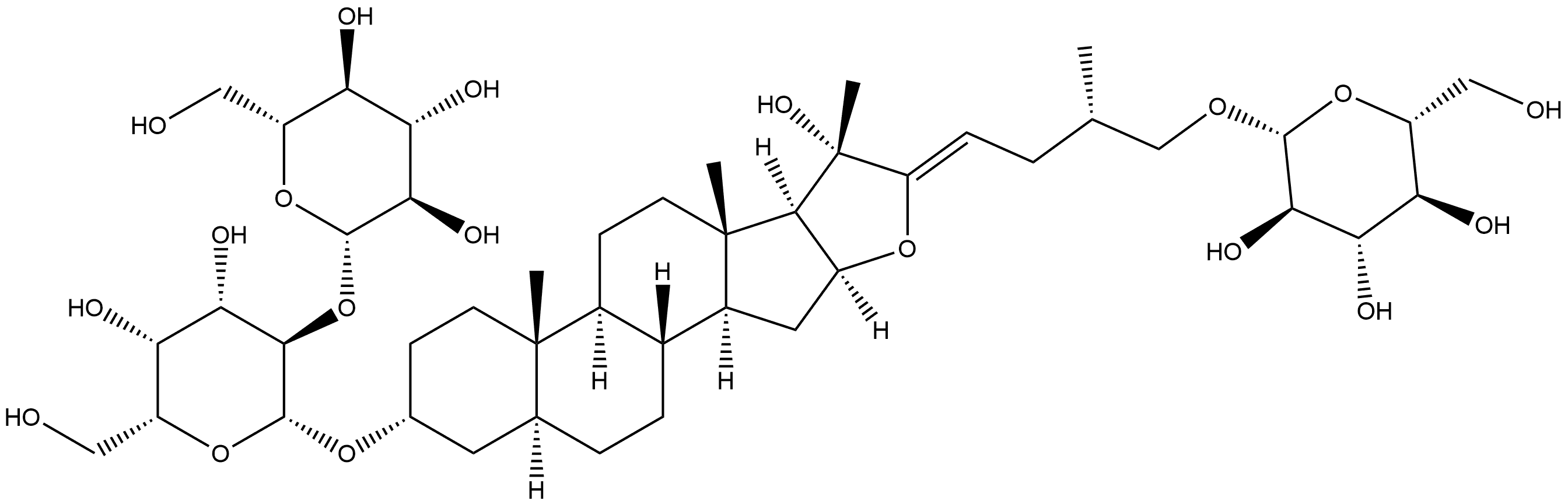 Anemarnoside B Struktur