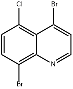 4,8-Dibromo-5-chloroquinoline Struktur