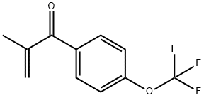 2-Propen-1-one, 2-methyl-1-[4-(trifluoromethoxy)phenyl]- Struktur