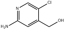 4-Pyridinemethanol, 2-amino-5-chloro- Struktur