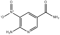 3-Pyridinecarboxamide, 6-amino-5-nitro- Struktur