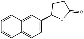 2(3H)-Furanone, dihydro-5-(2-naphthalenyl)-, (5S)- Struktur