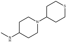 N-Methyl-1-(tetrahydro-2H-thiopyran-4-yl)-4-piperidinamine Struktur