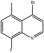 4-bromo-8-fluoro-5-methylquinoline Struktur