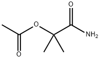 1-Amino-2-methyl-1-oxopropan-2-yl acetate Struktur