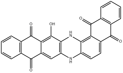 Dinaphtho[2,3-a:2',3'-i]phenazine-5,10,15,18-tetrone, 8,17-dihydro-16-hydroxy- Struktur