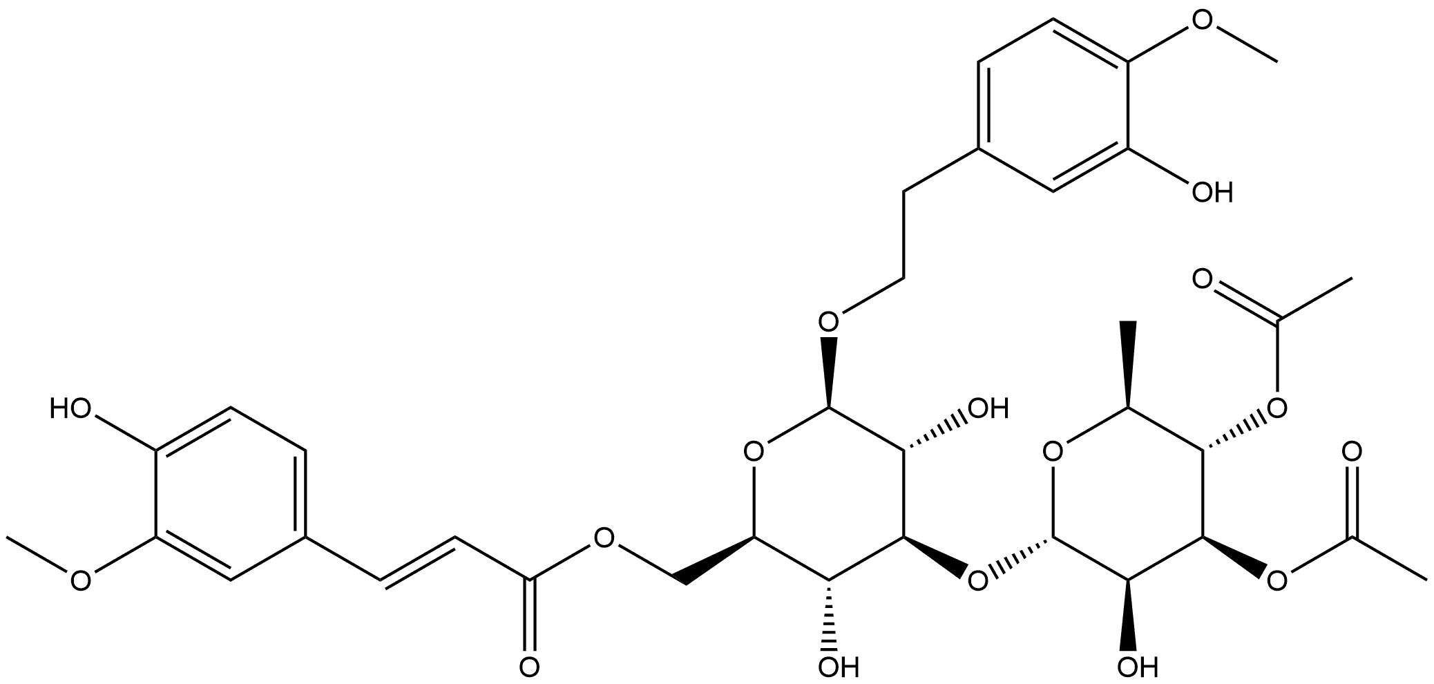 acetylmartynoside B Struktur