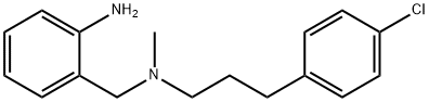 2-[[3-(4-chlorophenyl)propyl-methyl-amino]methyl]aniline Struktur