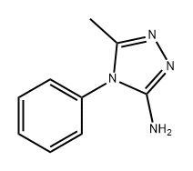 4H-1,2,4-Triazol-3-amine, 5-methyl-4-phenyl- Struktur