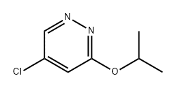 Pyridazine, 5-chloro-3-(1-methylethoxy)- Structure