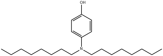 Phenol, 4-(dioctylamino)- Struktur