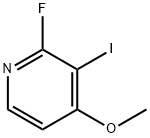 Pyridine, 2-fluoro-3-iodo-4-methoxy- Struktur