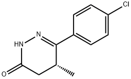 3(2H)-Pyridazinone, 6-(4-chlorophenyl)-4,5-dihydro-5-methyl-, (5R)- Struktur