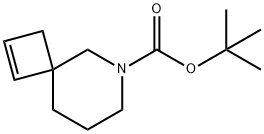 6-Azaspiro[3.5]non-1-ene-6-carboxylic acid, 1,1-dimethylethyl ester Struktur