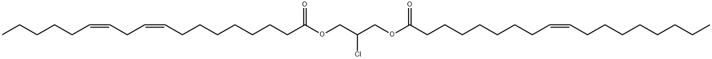 rac-1-Linoleoyl-3-oleoyl-2-chloropropanediol Struktur