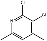 2,3-Dichloro-4,6-dimethylpyridine Struktur