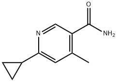 6-Cyclopropyl-4-methylnicotinamide|