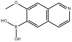 B-(7-Methoxy-6-isoquinolinyl)boronic acid Struktur