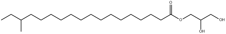 2,3-Dihydroxypropyl 16-methyloctadecanoate Struktur