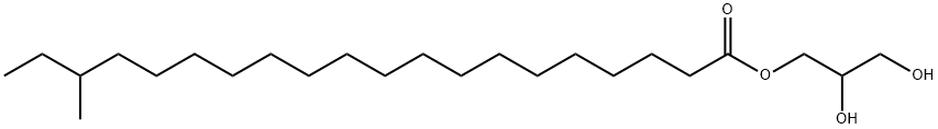 2,3-Dihydroxypropyl 18-methylicosanoate Struktur