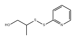 1-Propanol, 2-(2-pyridinyldithio)- Struktur