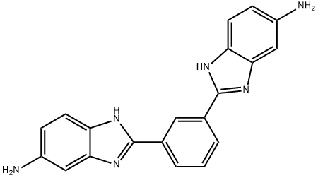 1H-Benzimidazol-5-amine, 2,2'-(1,3-phenylene)bis- Struktur