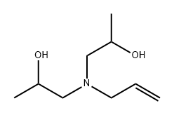 2-Propanol, 1,1'-(2-propen-1-ylimino)bis- Struktur