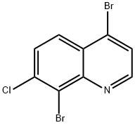 4,8-dibromo-7-chloroquinoline Struktur