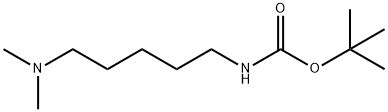 Carbamic acid, N-[5-(dimethylamino)pentyl]-, 1,1-dimethylethyl ester Struktur